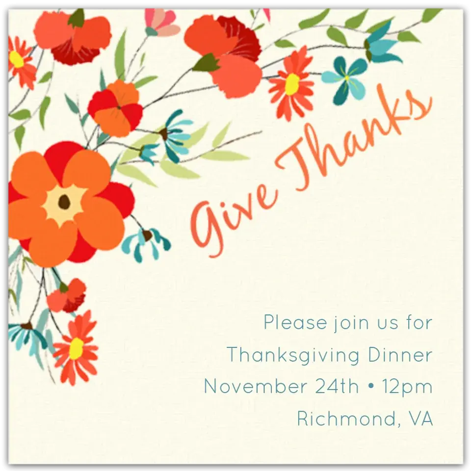 Give Thanks card