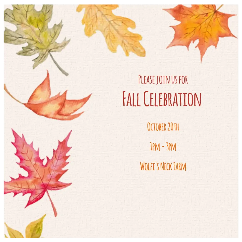 Fancy Leaves card
