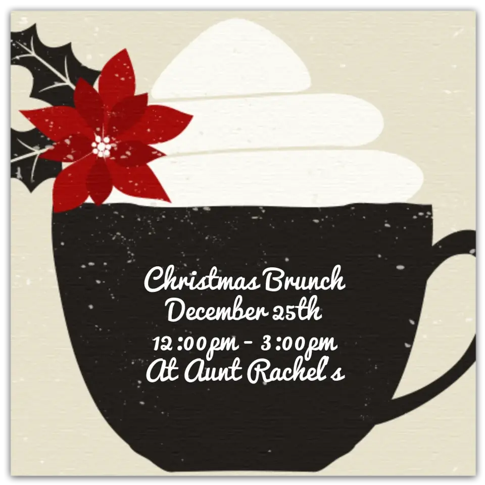 Christmas Morning Coffee card