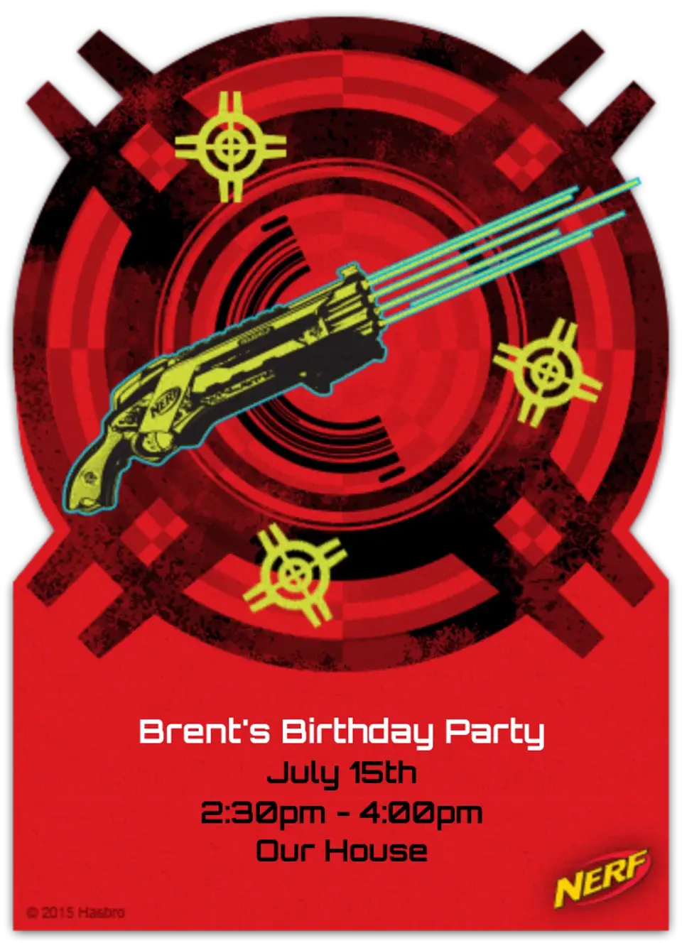 NERF Adrenaline card