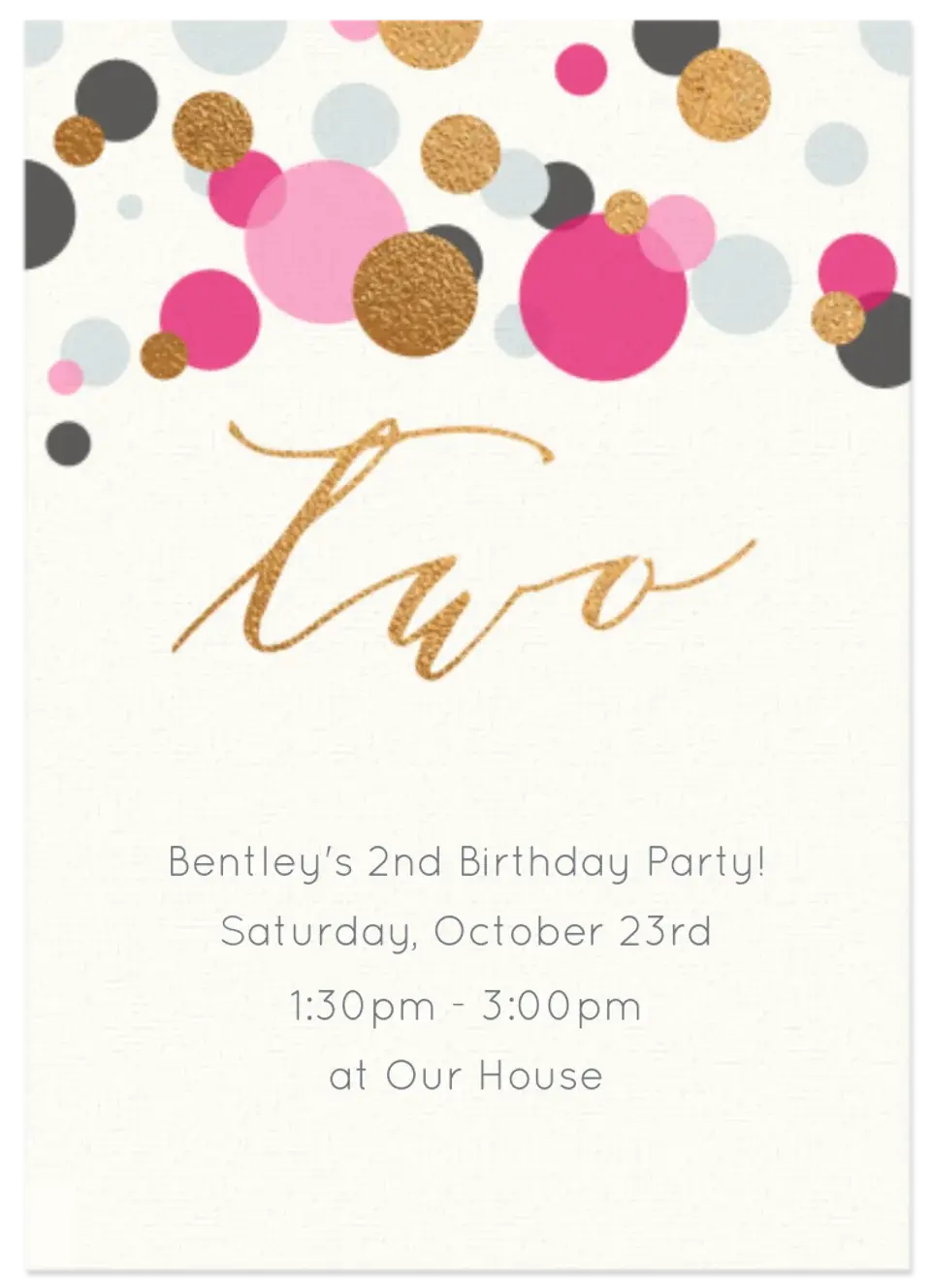 Two Pink card