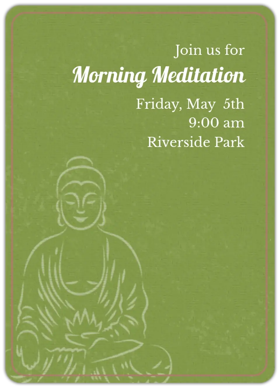 Buddha card image