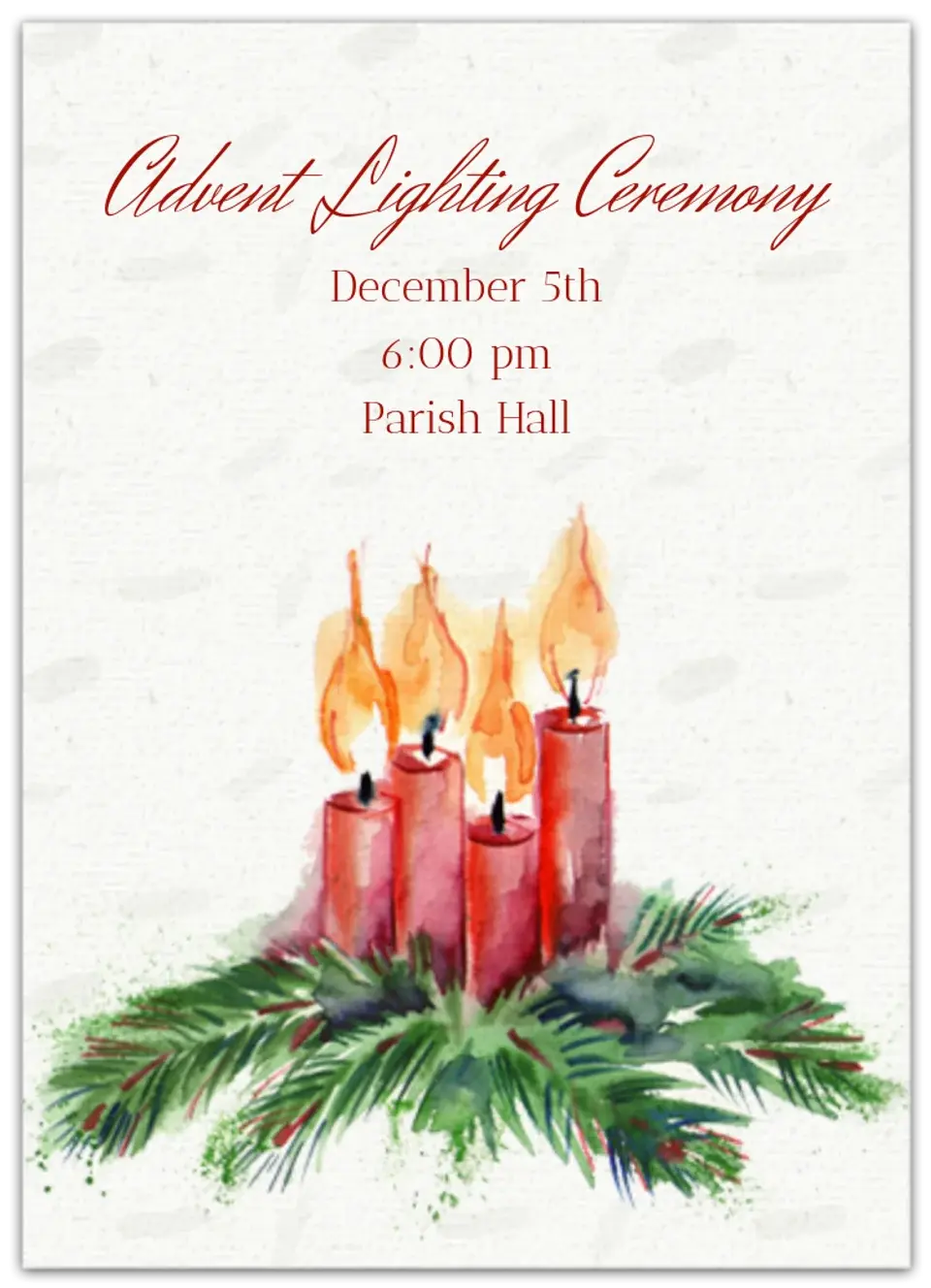 Candles card