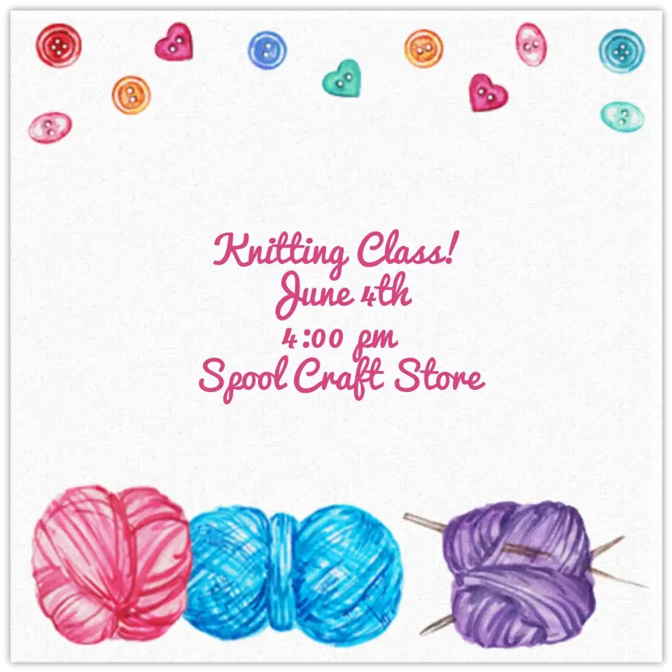 Knitting card