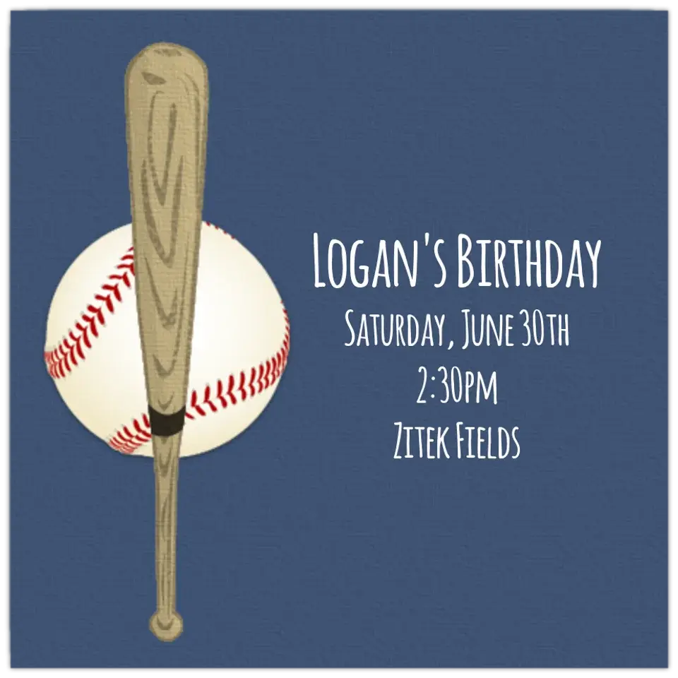 Opening Day card
