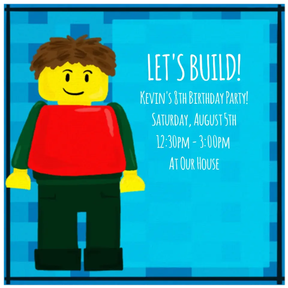 Brick Man card
