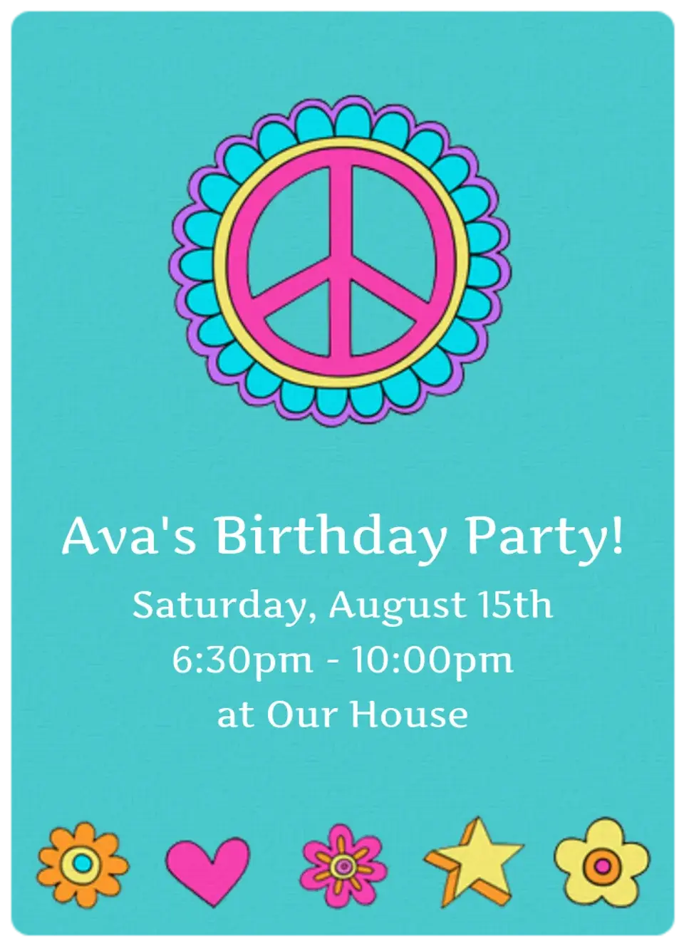 1960s Groovy card