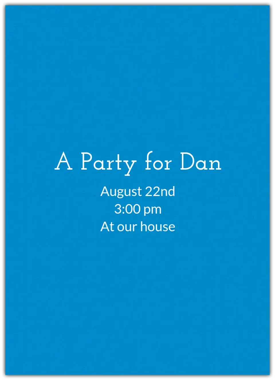 Blue card image