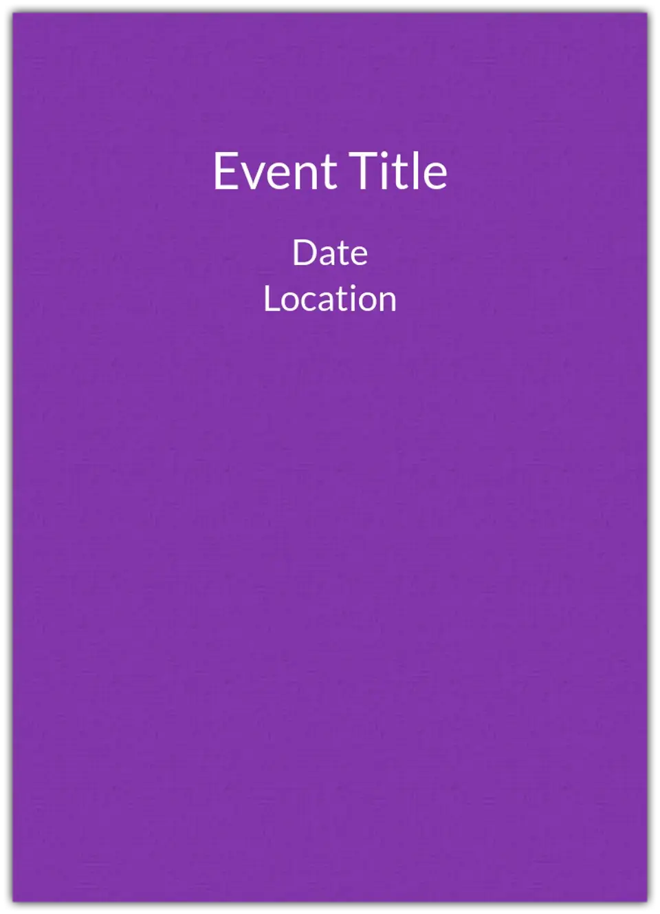 Purple card image