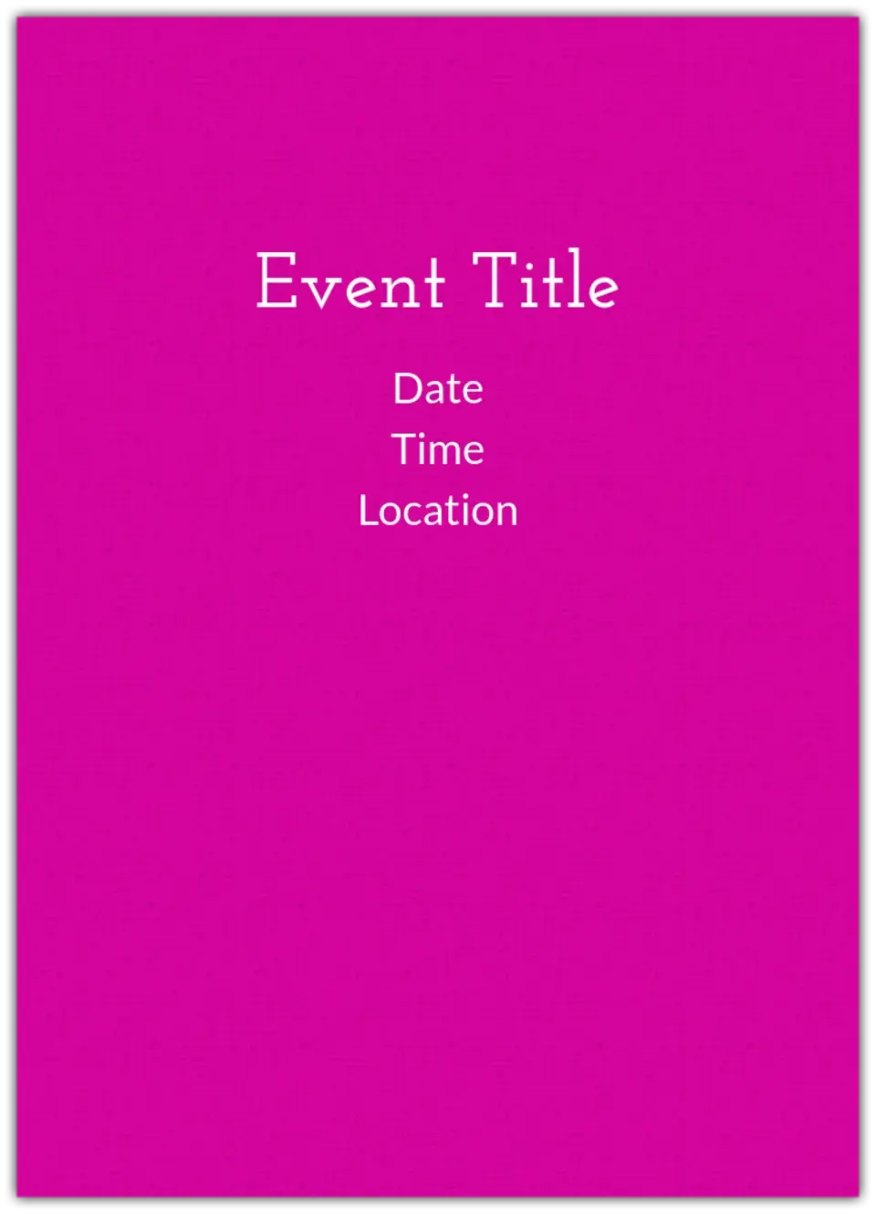 Magenta card image
