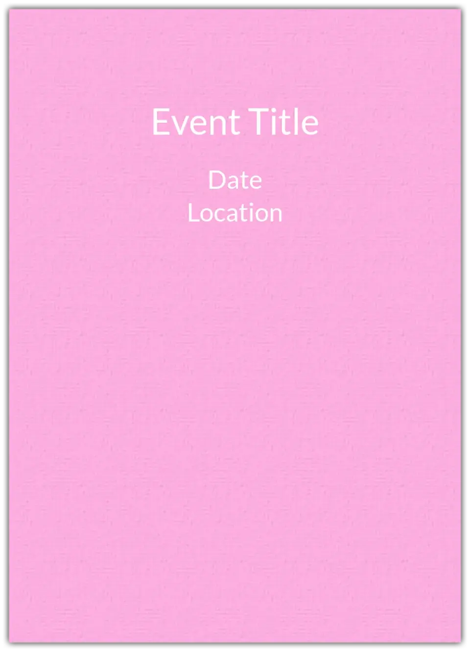 Pink card