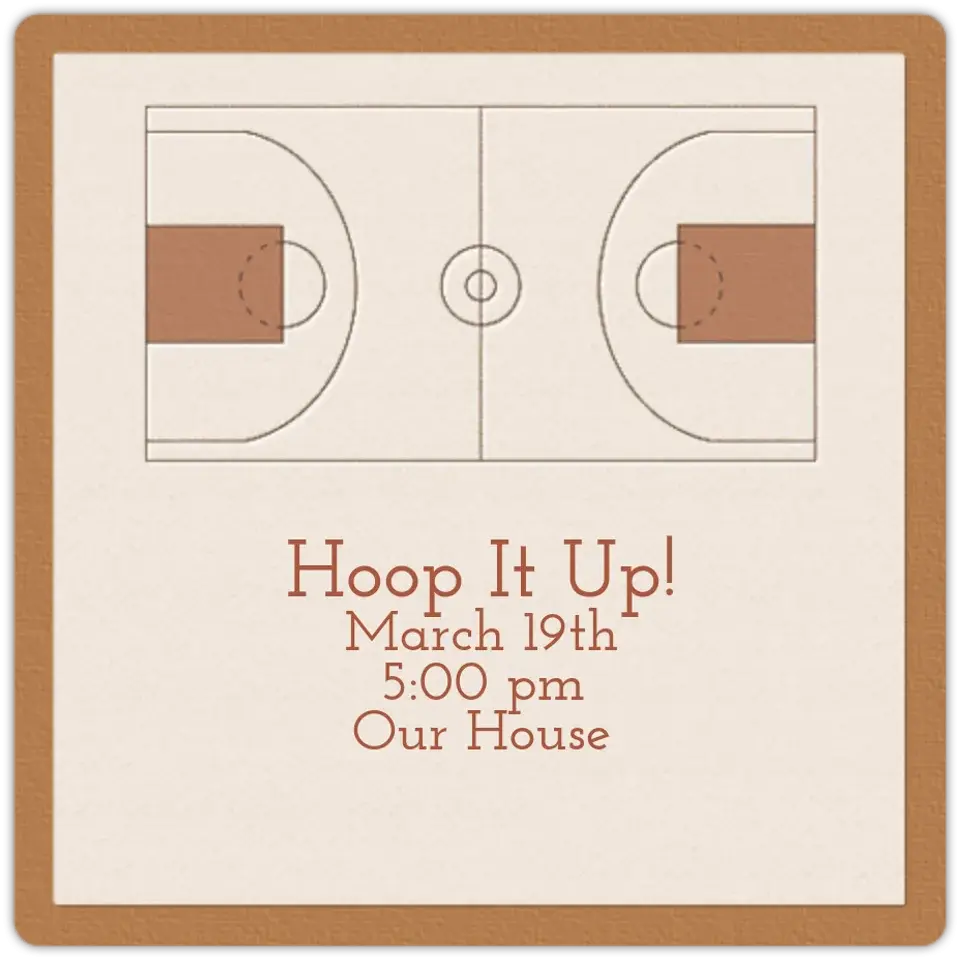 Basketball Courtside card