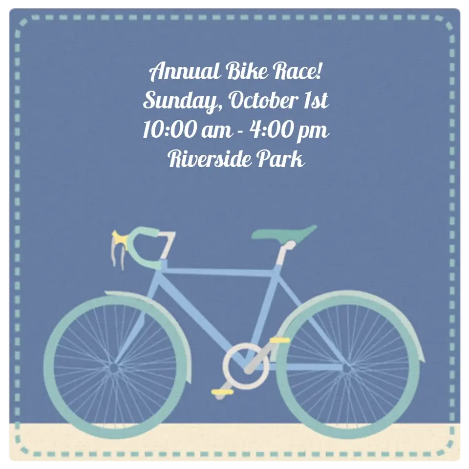 Biking card image