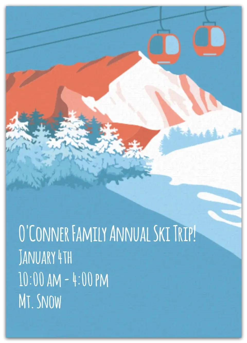 Alpine Skiing card