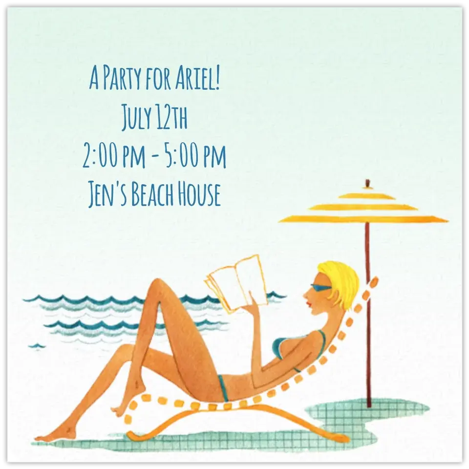 Seaside Fun card