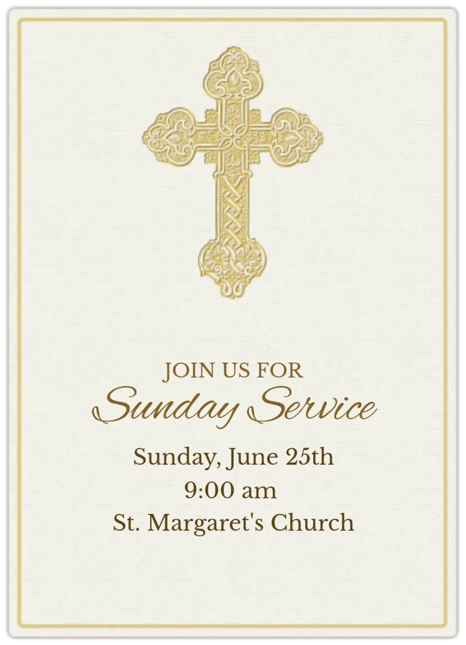 Cross card image