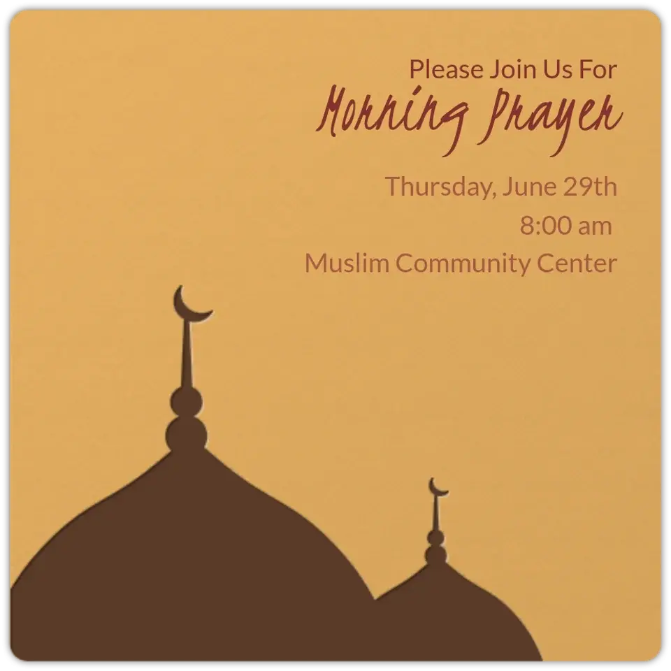 Islamic Dome card