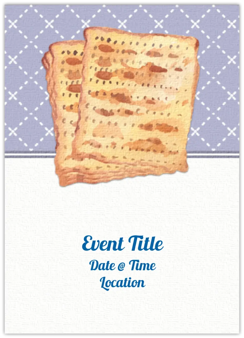 Matzah card