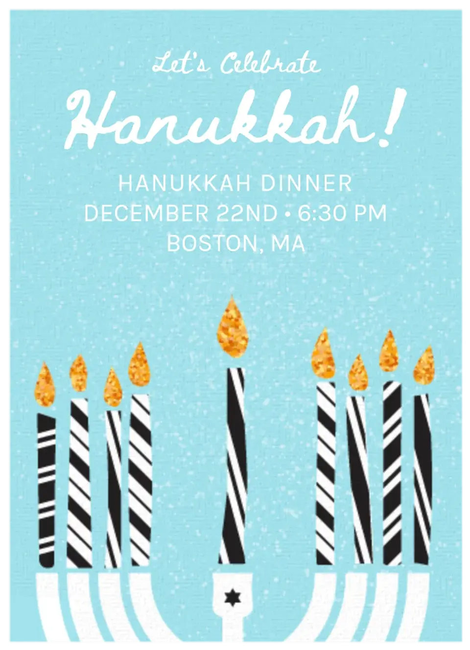 Chanukah card image