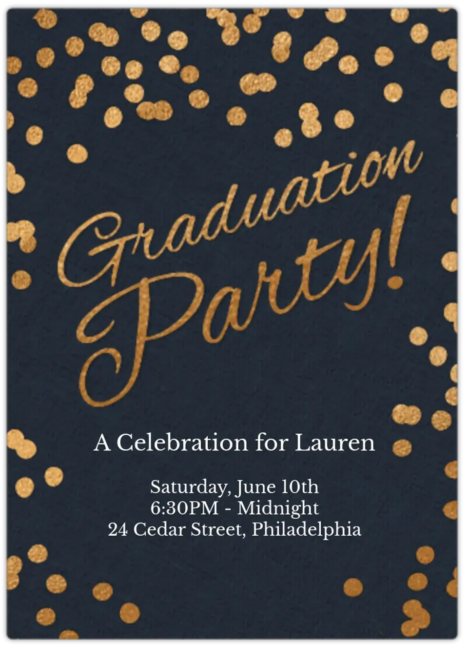 Graduation Dots card image