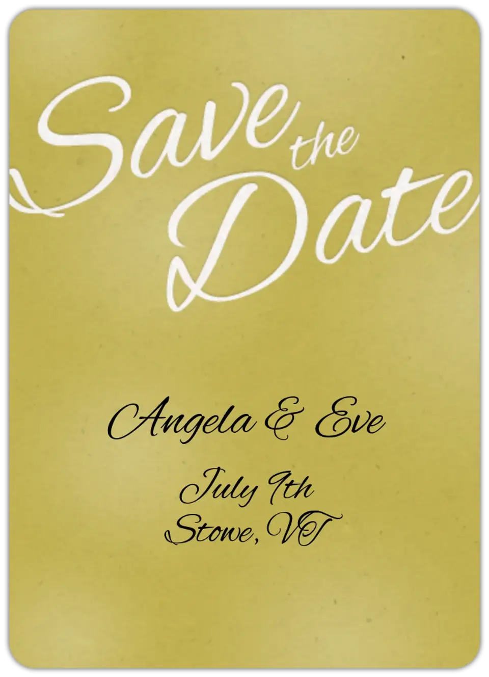 Save the Date Scroll card image