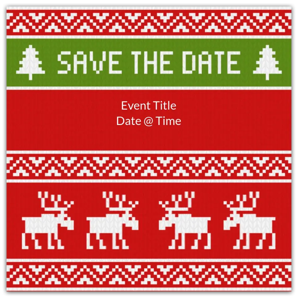 Sweater Pattern card