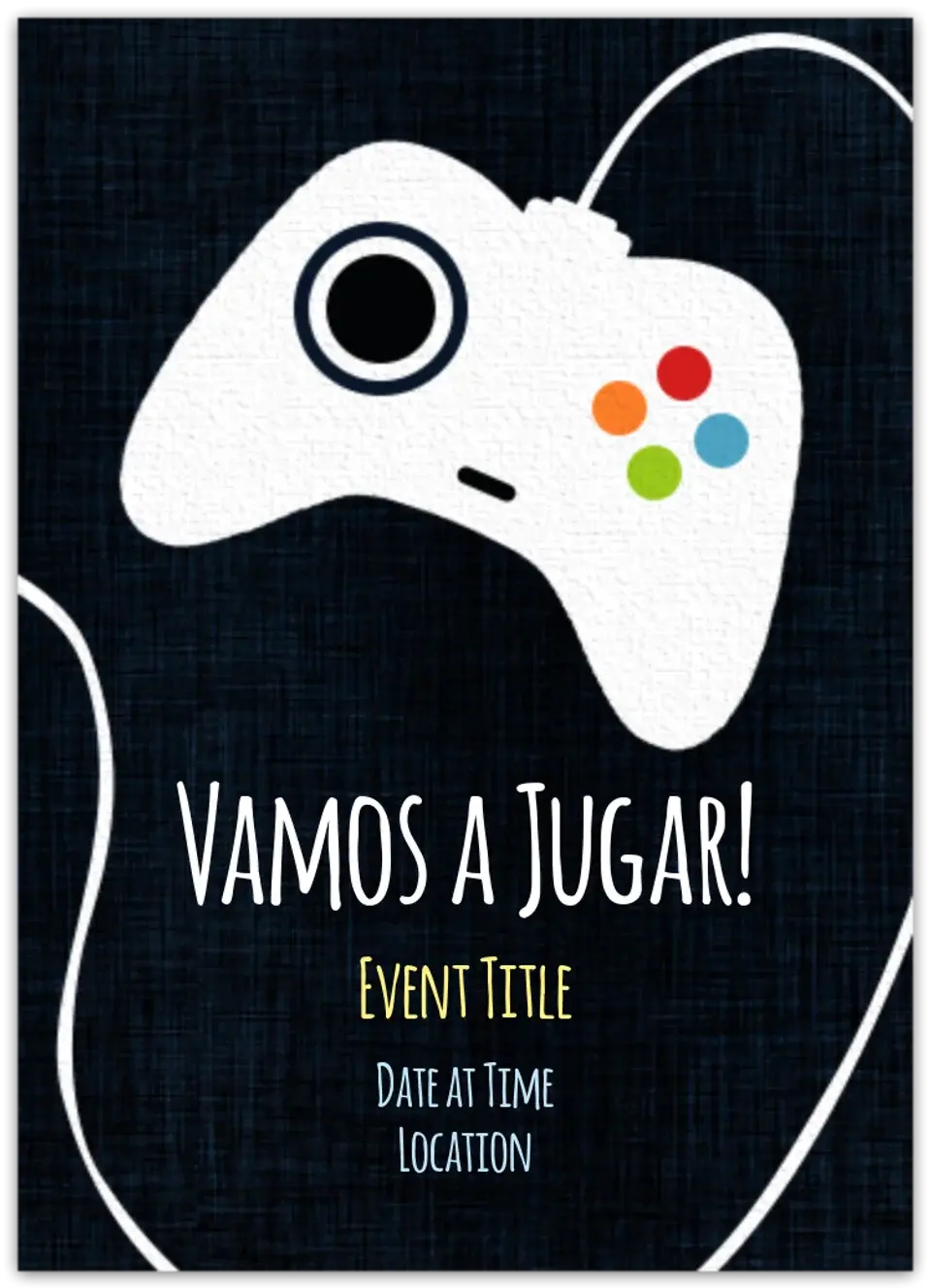 Game Controller Party card