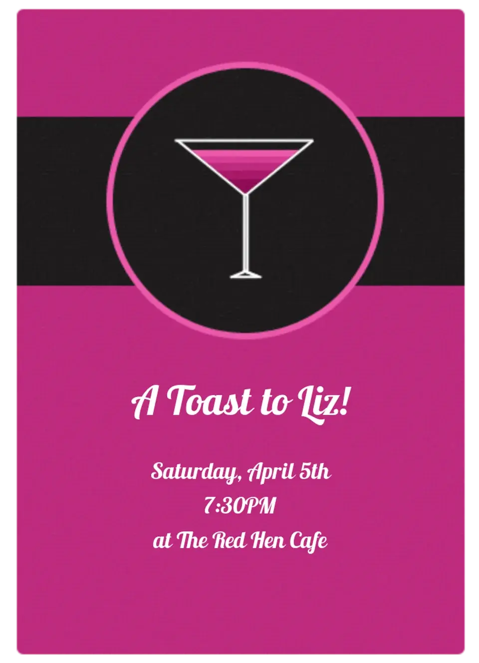 Pink Martini card