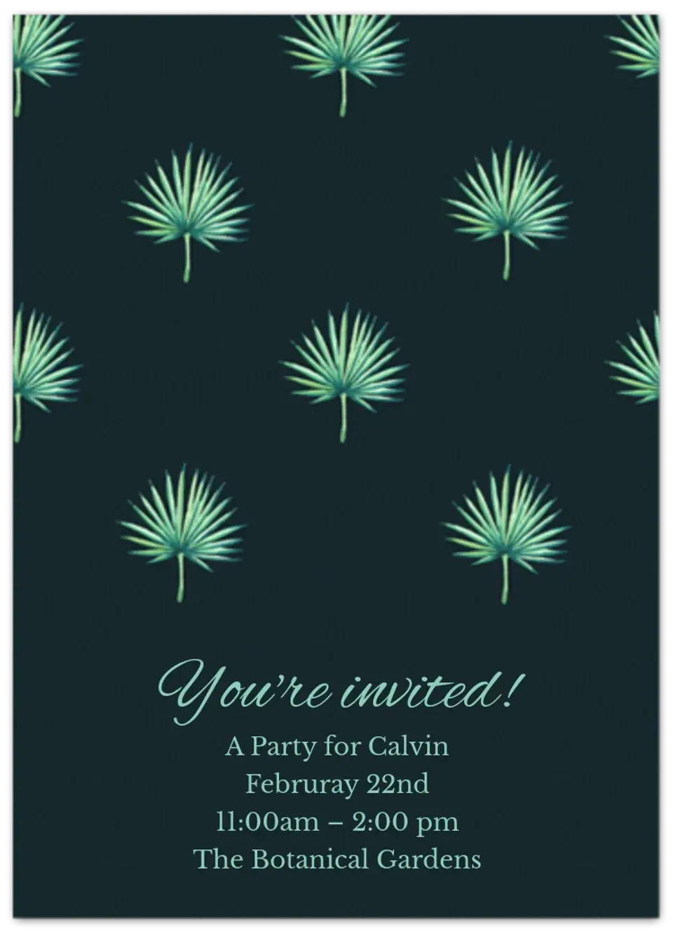 Succulents card