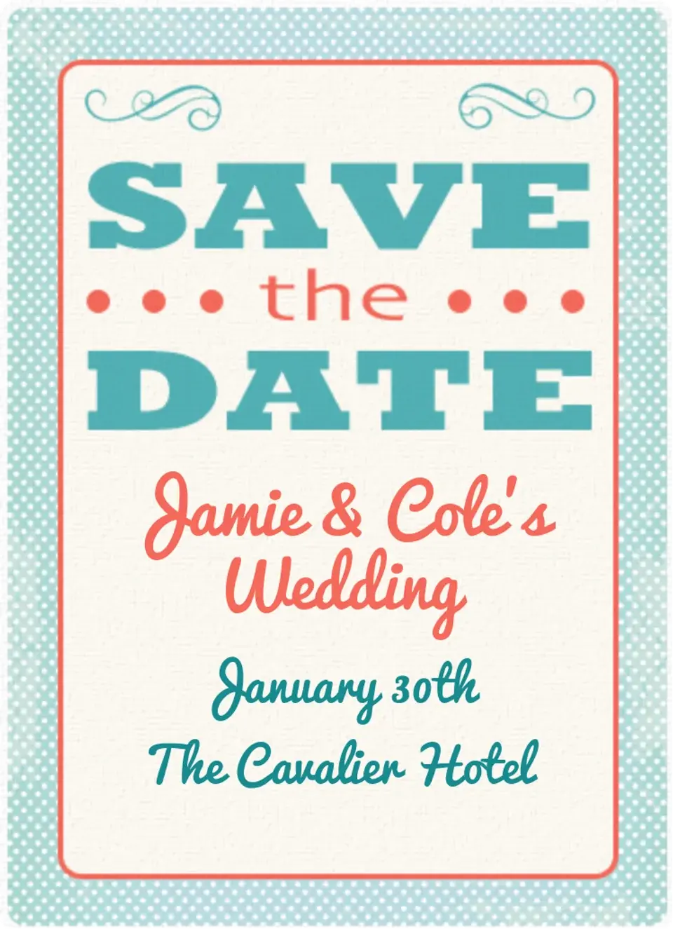 Save the Date card image