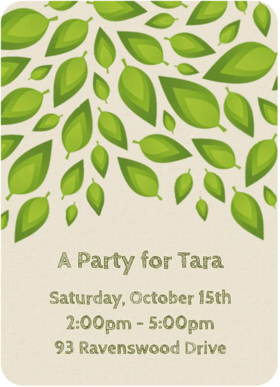 Green Foliage card image