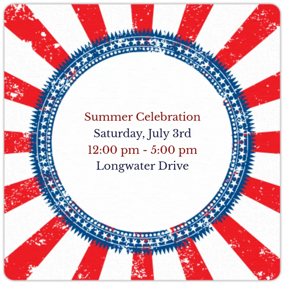Red, White and Blue Patriotic card image