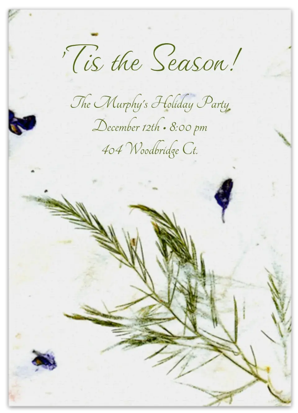 Evergreen card image
