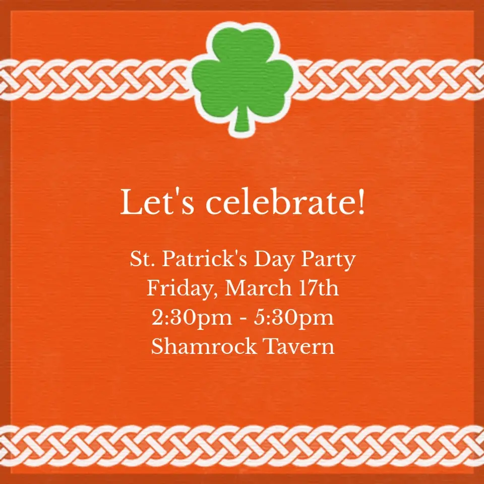 Shamrock card