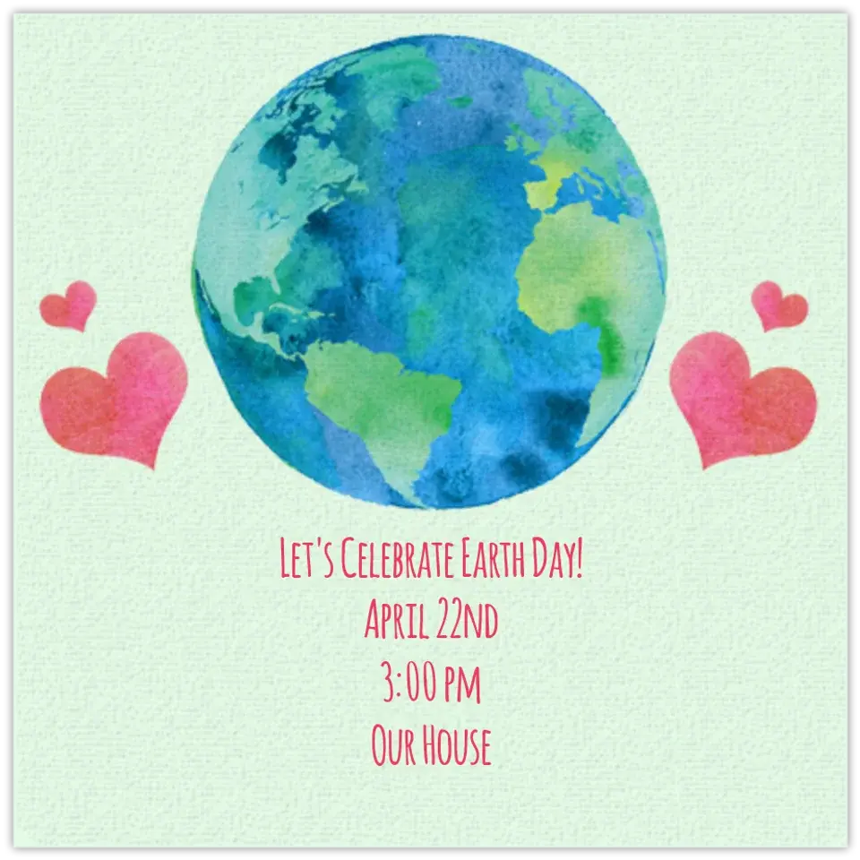 I ❤ Earth card image