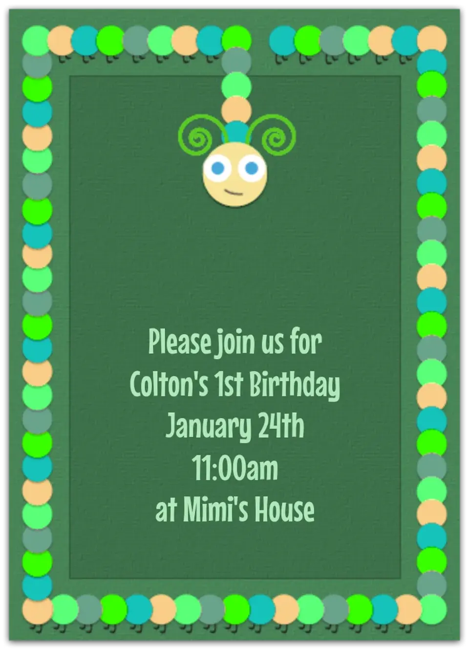 Caterpillar card