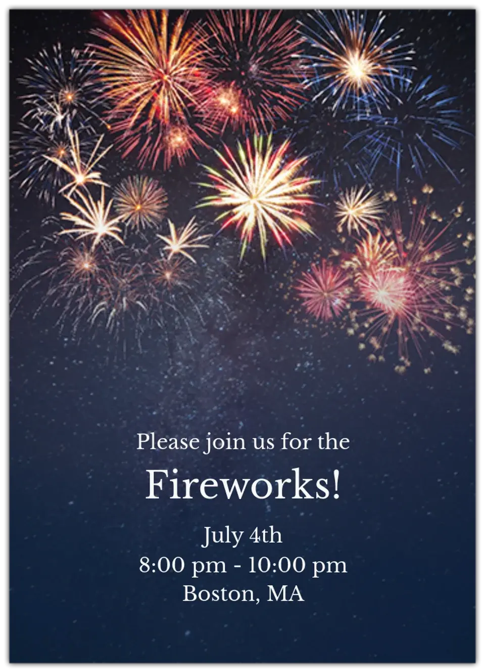 July 4th card