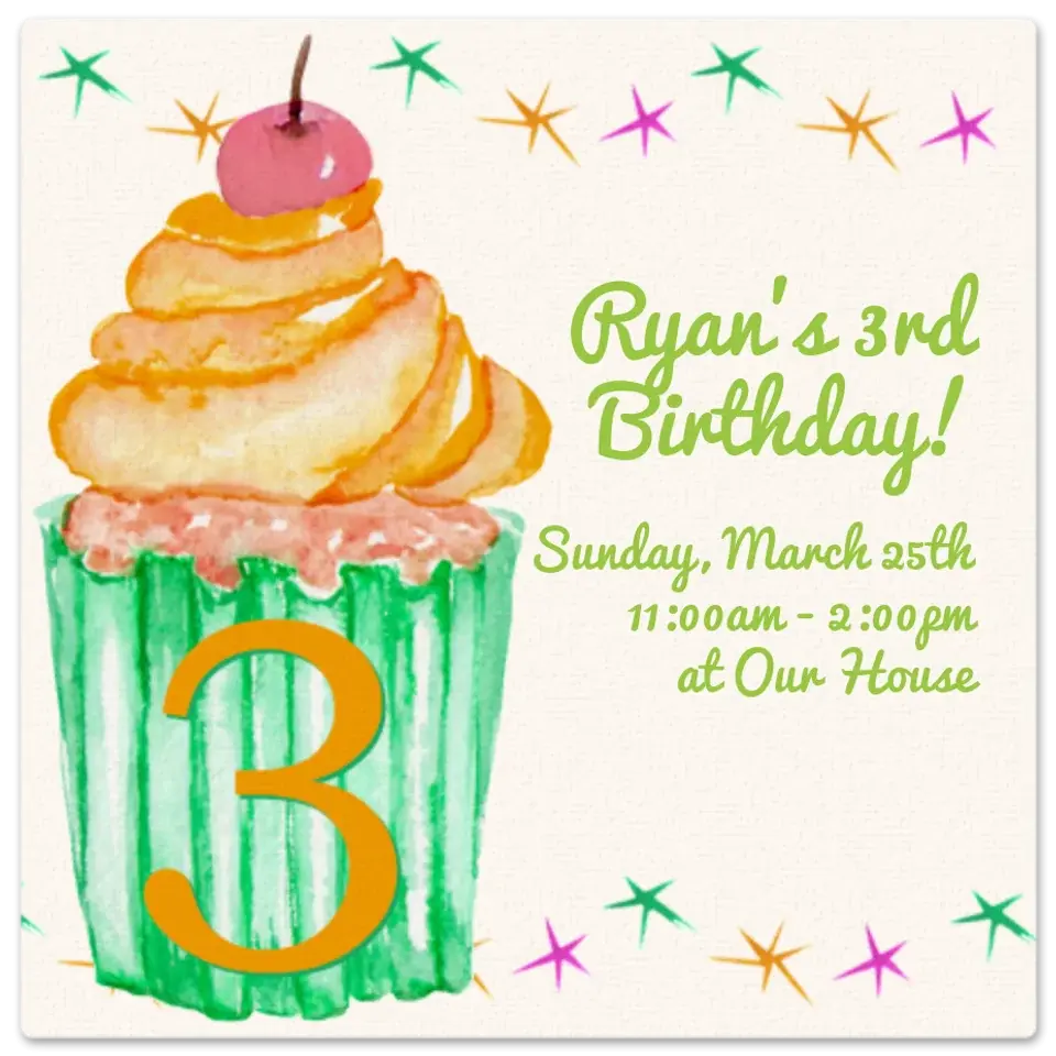 Third Cupcake card