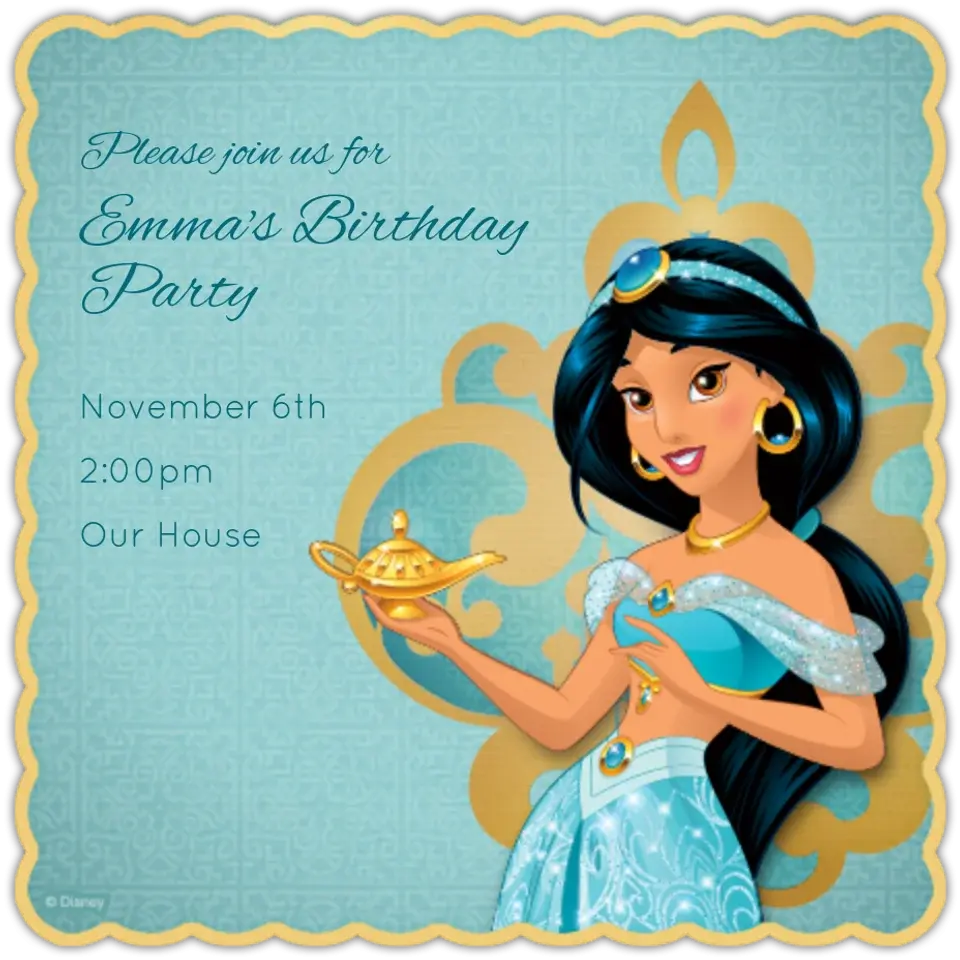 Jasmine card