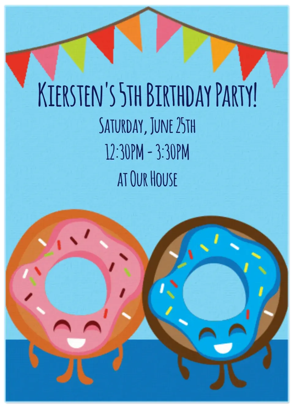 Donut Friends card
