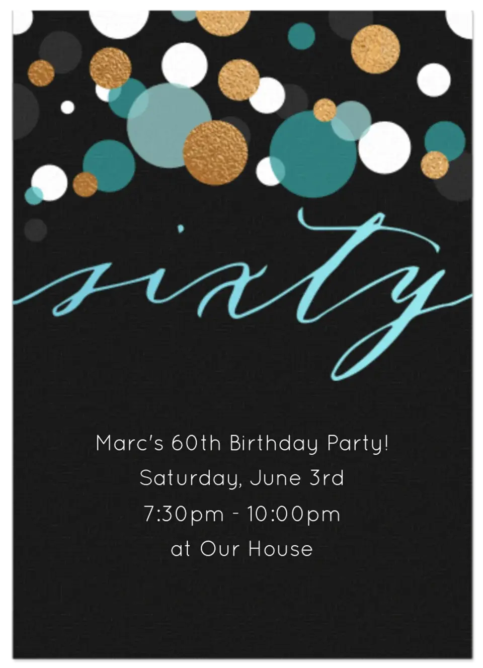 Sixty card