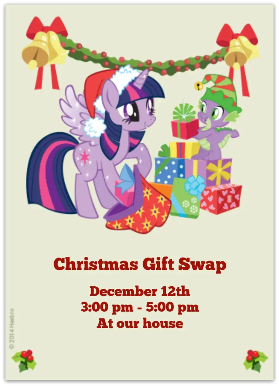 Spike Presents card