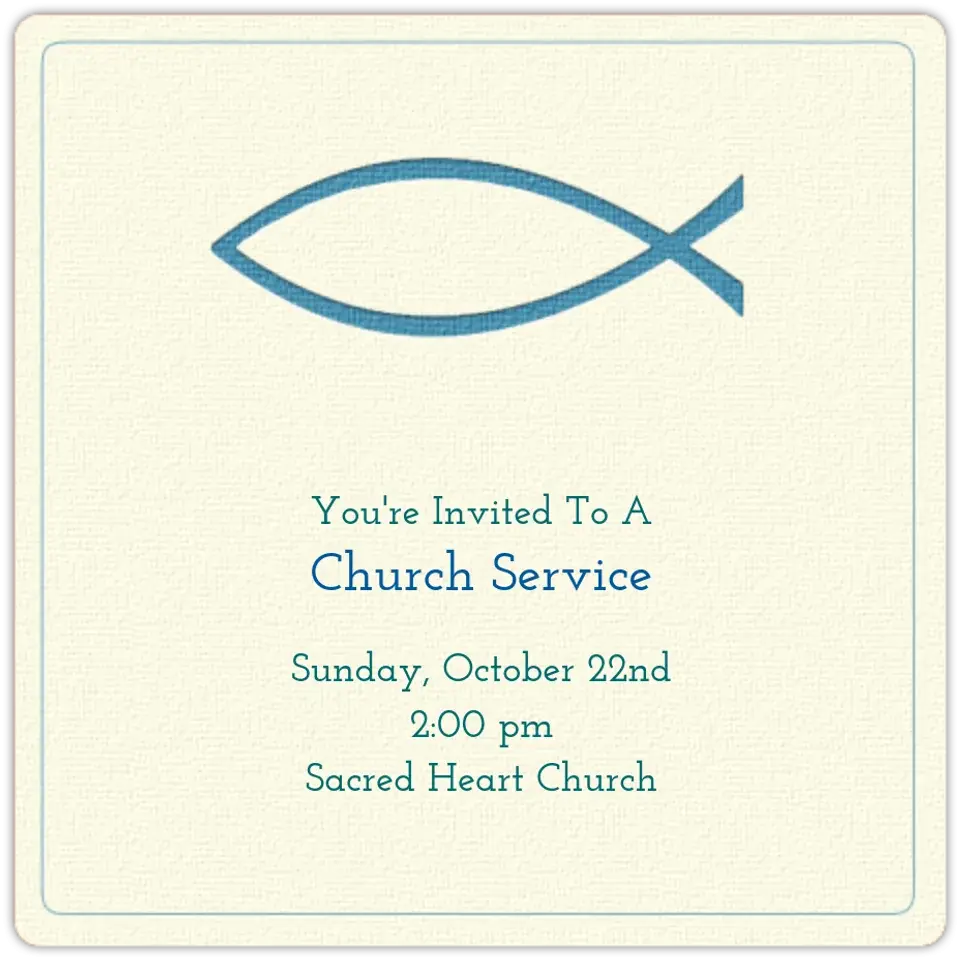 Ichthus card image