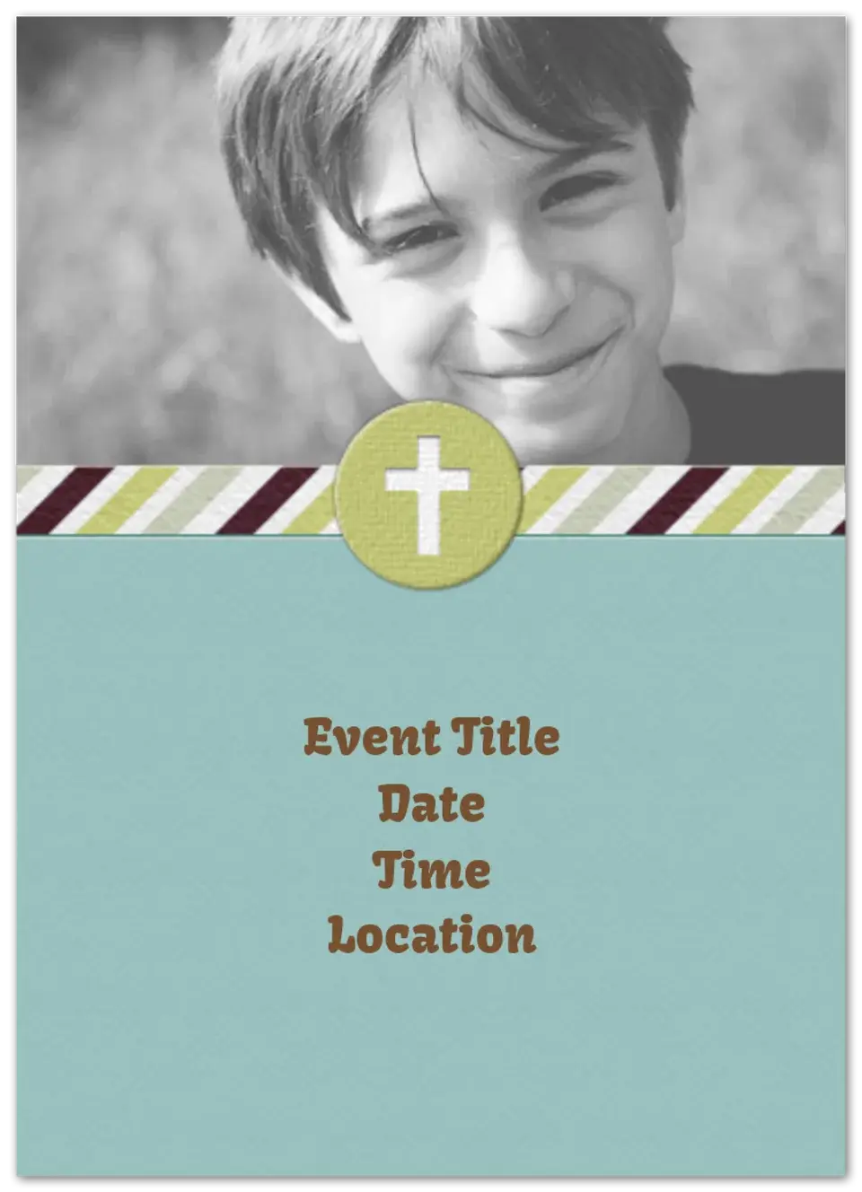 Confirmation Photo card image