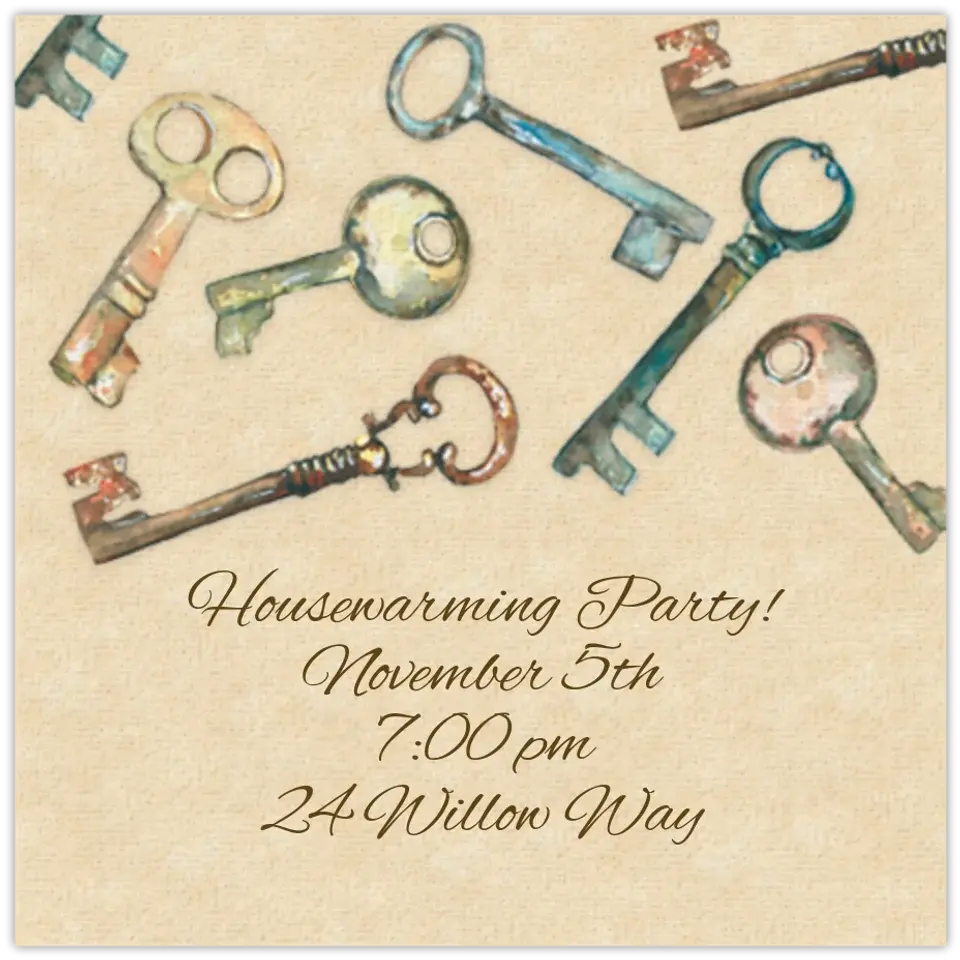 House Key card