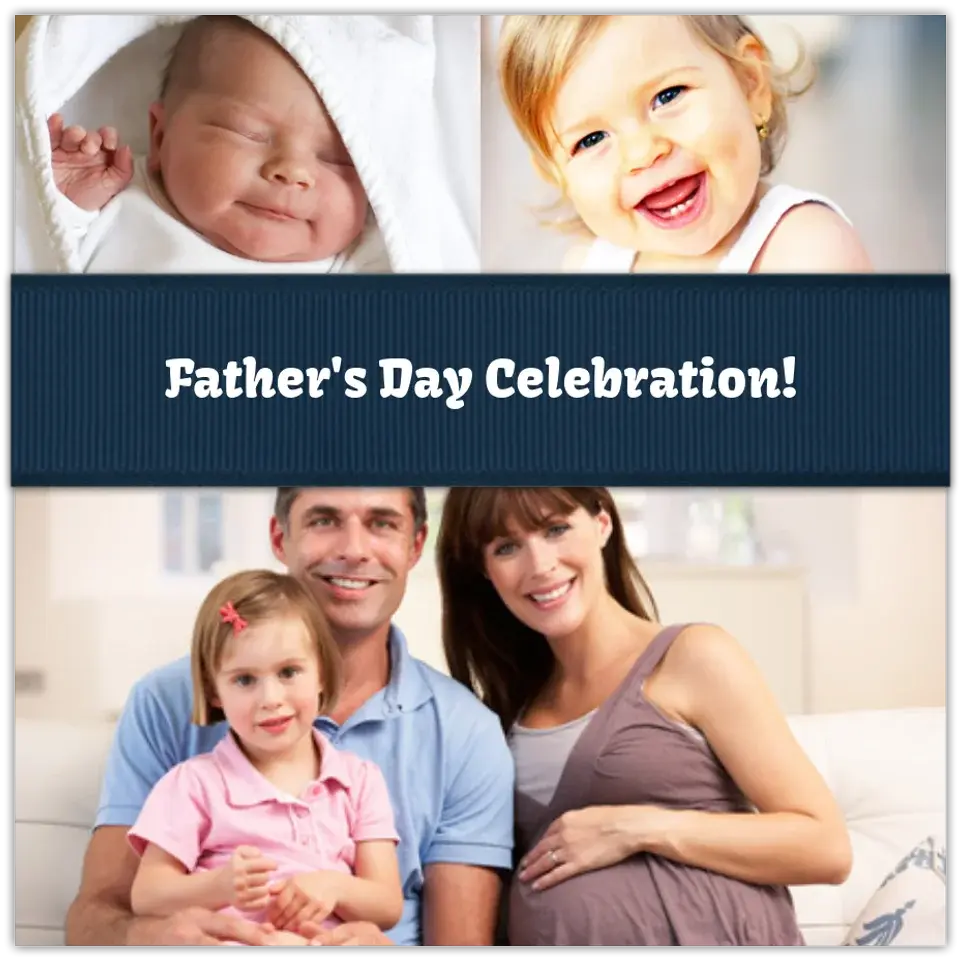 Father's Day Photo card image