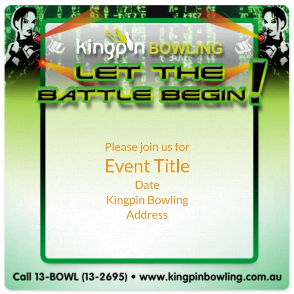 Kingpin Birthday Battle card