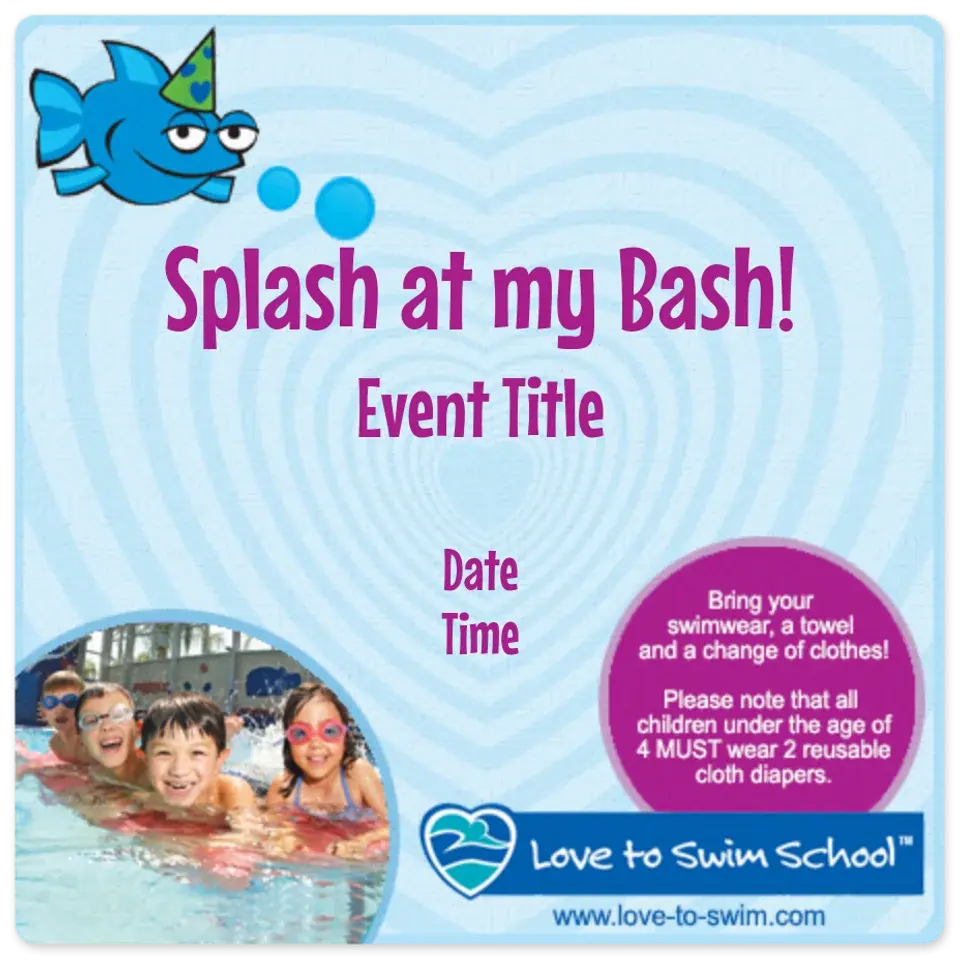 Love to Swim card