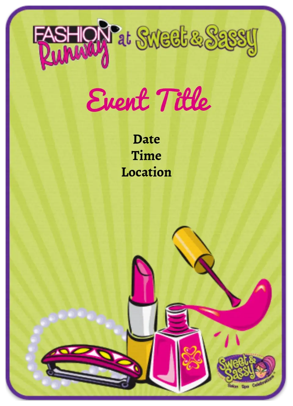 Sweet & Sassy | Fashion Runway card