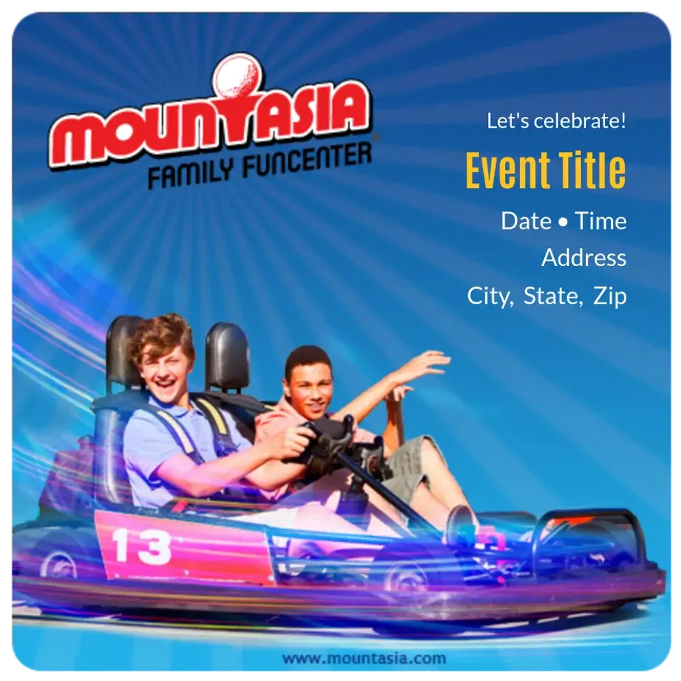 Mountasia | Boy Birthday card